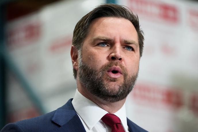 JD Vance | Podpredsednik Združenih držav Amerike JD Vance že od začetka vojne v Ukrajini velja za enega od največjih skeptikov oziroma za odkritega velikega nasprotnika ameriške vojaške in finančne pomoči Ukrajini. | Foto Reuters
