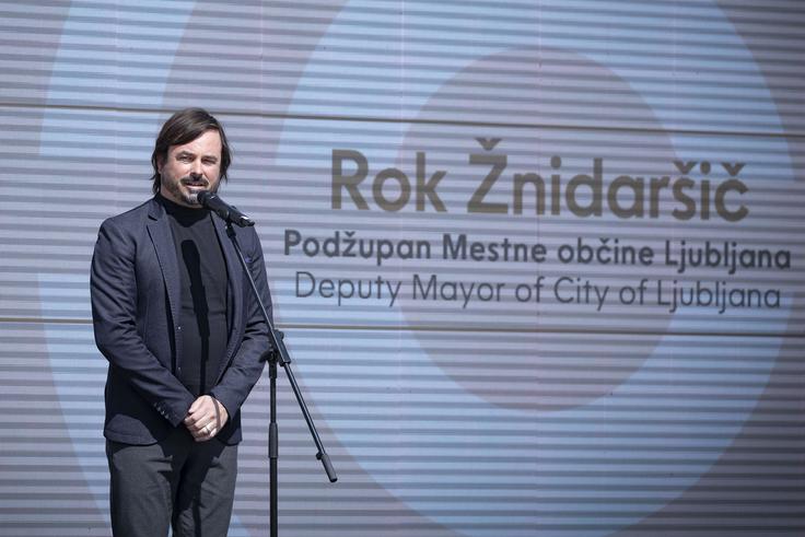 Ljubljanski podžupan Rok Žnidaršič se je OTP zahvalil za vztrajnost pri projektu, ki je naletel na številne izzive. | Foto: Ana Kovač