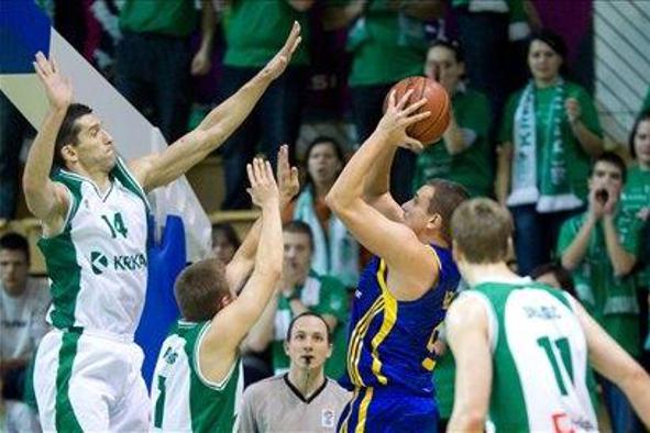 Olimpija in Krka pod vrhom, Partizan razbil Cibono