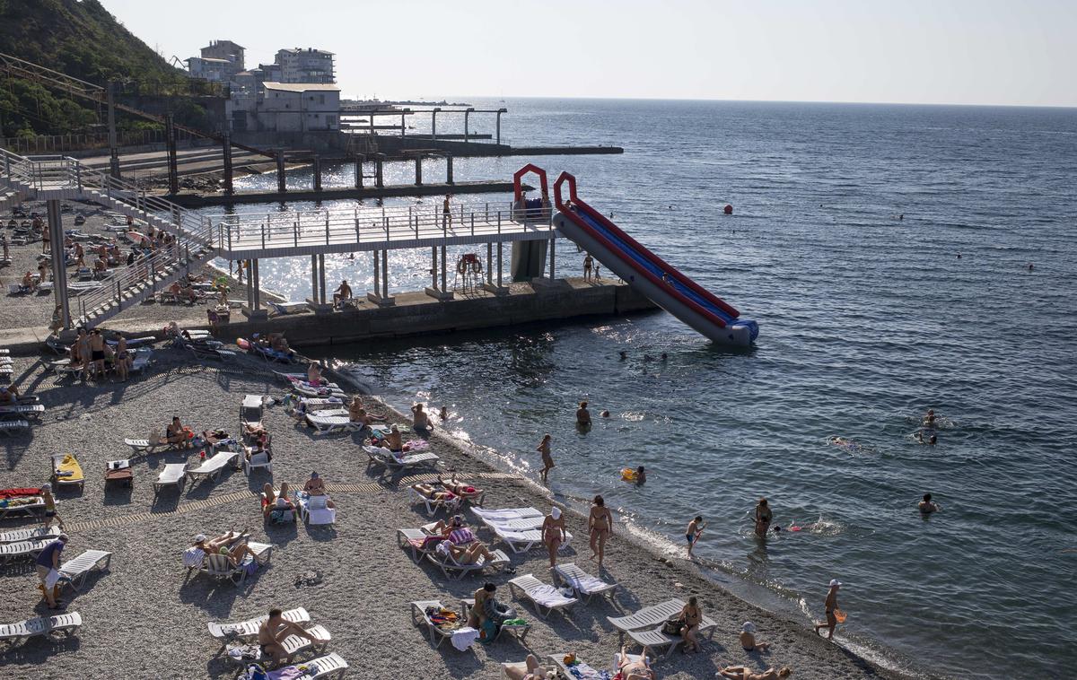 plaža na Krimu | Krimski hoteli naj bi izgubili več kot 40 odstotkov svojih strank. | Foto Gulliverimage