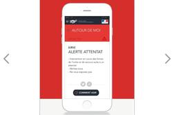 Aplikacija za obveščanje o terorističnih dejavnostih v Franciji