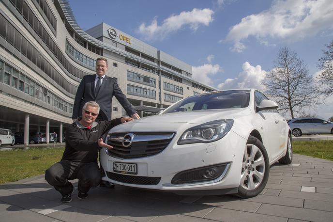 Nekdanji pilot je za volanom Opla insignia z enim rezervoarjem prevozil 2111 kilometrov | Foto Opel