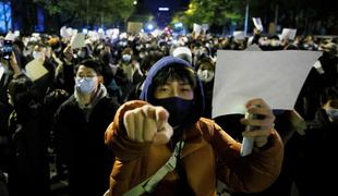Na Kitajskem novi protesti, aretiran celo novinar BBC #video