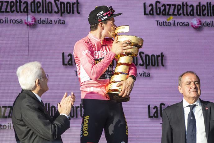 V ponedeljek sprejem za Primoža Rogliča