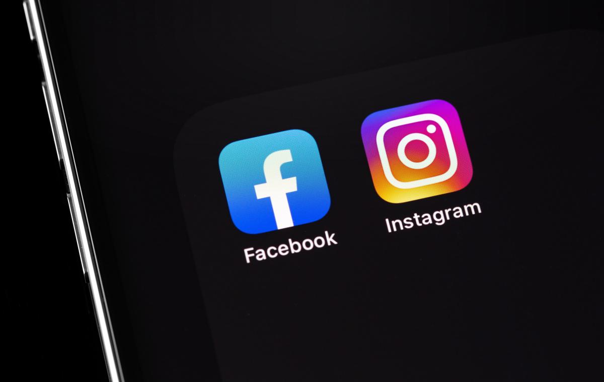 Facebook, Instagram | Facebook in Instagram imata po vsem svetu skupaj več kot tri milijarde mesečno aktivnih uporabnikov. | Foto Shutterstock