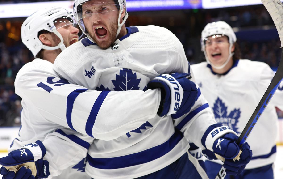 Toronto Maple Leafs | Toronto Maple Leafs so v podaljšku premagali Tampa Bay Lightning. | Foto Reuters