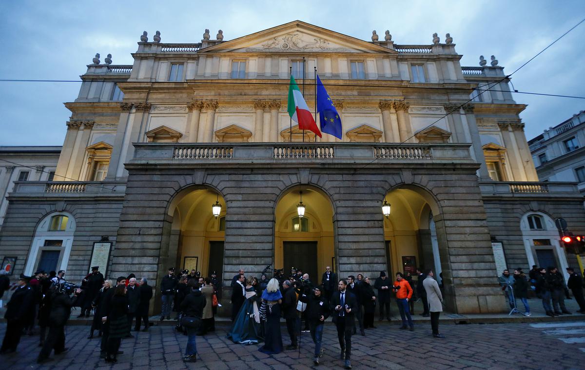 La Scala | V sloviti italijanski operni hiši so po plazu kritik prekinili sodelovanje s savdskim ministrstvom za kulturo. | Foto Reuters