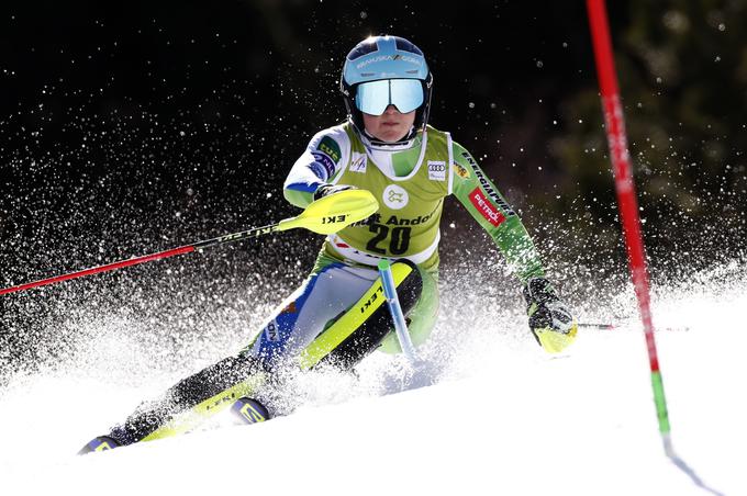 Metin najboljši slalomski rezultat v svetovnem pokalu je osmo mesto. Lani je bila v Leviju dvanajsta. | Foto: Reuters