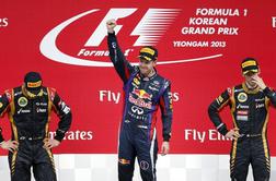 Vettel zmagal še osmič letos, tretjič v Južni Koreji