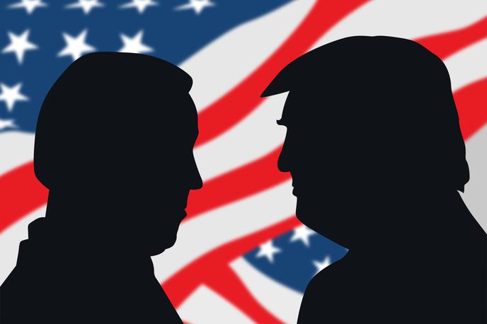 Donald Trump, Joe Biden | Anketa med drugim kaže, da je večina od 14 odstotkov trenutno neopredeljenih volivcev zelo kritična do Trumpa, obenem pa večina ne kaže navdušenja nad Bidnom.  | Foto Shutterstock