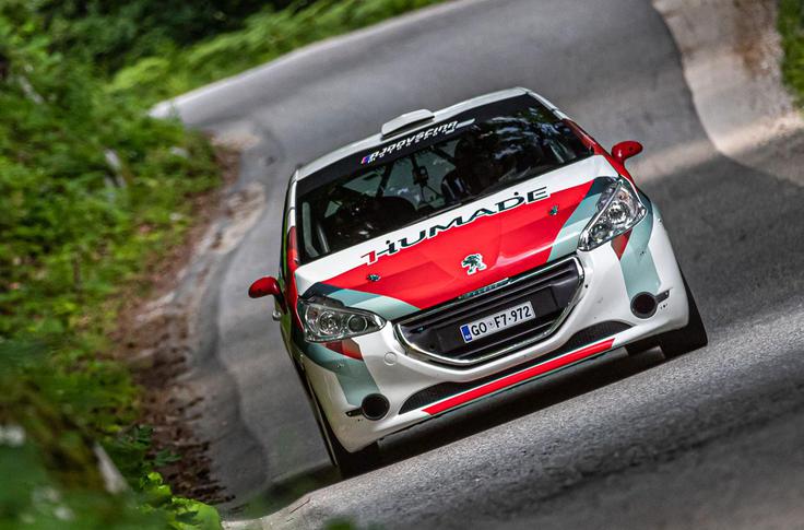 Med dvokolesno gnanimi dirkalniki je lani v Velenju zmagal Mark Grossi (peugeot 208 R2). | Foto: WRC Croatia