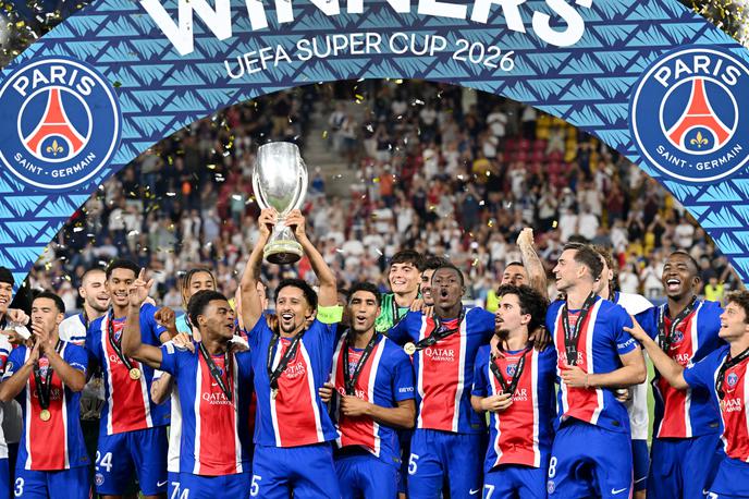 PSG Aston Villa | PSG je osvojil evropski superpokal. | Foto Reuters