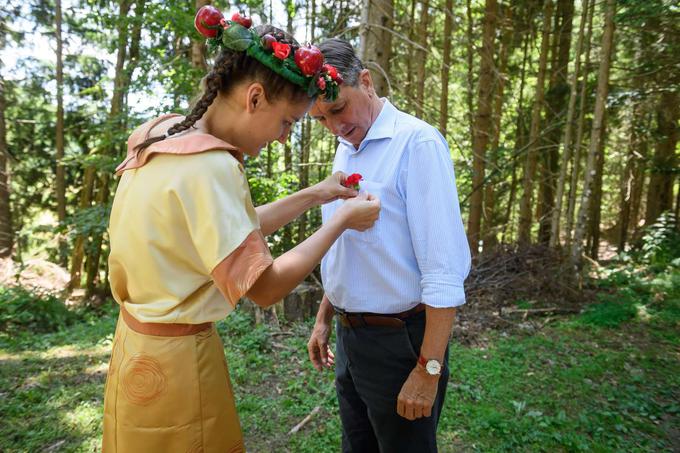 Borut Pahor Najevska lipa | Foto: STA ,