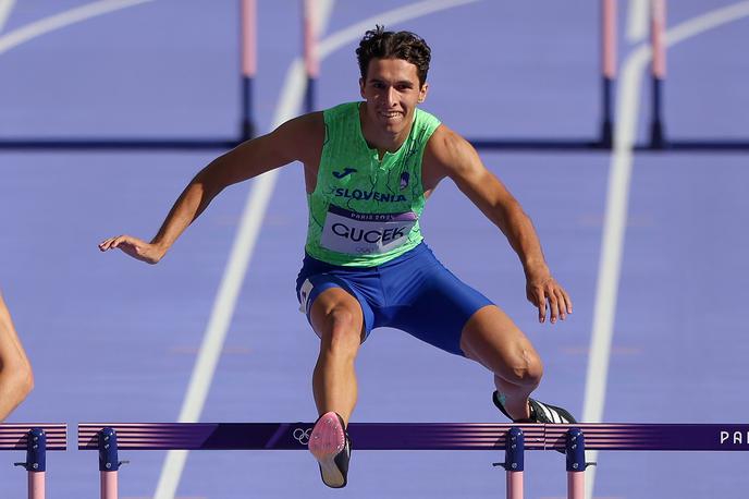 Matic Ian Guček | Slovenski atlet Matic Ian Guček je na Slovaškem s časom 48,25 sekunde postavil slovenski rekord in zmagal na 400 m z ovirami. | Foto Filip Barbalić/www.alesfevzer.com