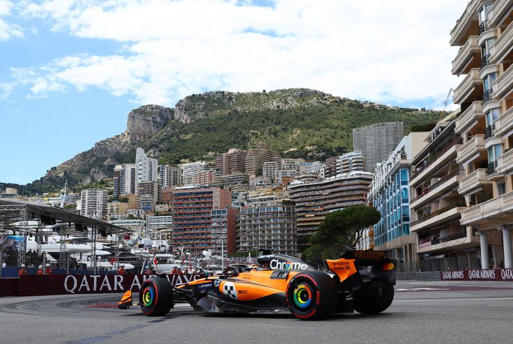 V Monte Carlo je kot vodilni v prvenstvu prišel Oscar Piastri, ki je dobil štiri od sedmih letošnjih dirk. | Foto: Reuters