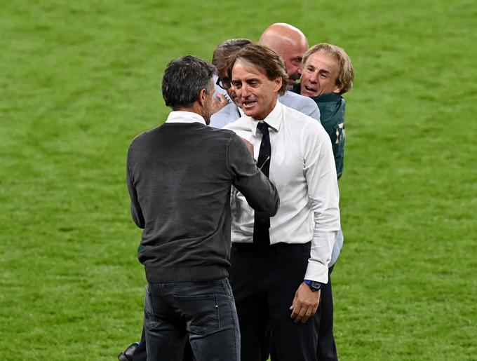 Robertu Manciniju je zaželel veliko sreče v nedeljskem finalu. | Foto: Reuters