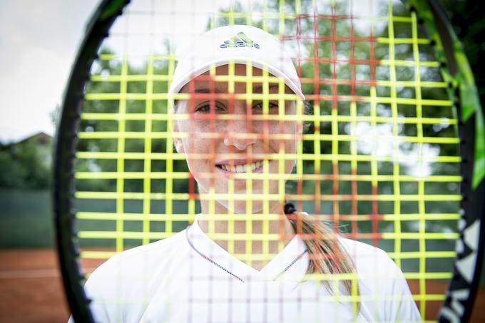 "Tenis je pri vsakem teniškem igralcu zelo velik del življenja, ampak sama mislim, da ne more biti vse življenje." | Foto: Ana Kovač