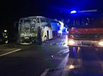 Na primorski zgorel bolgarski avtobus