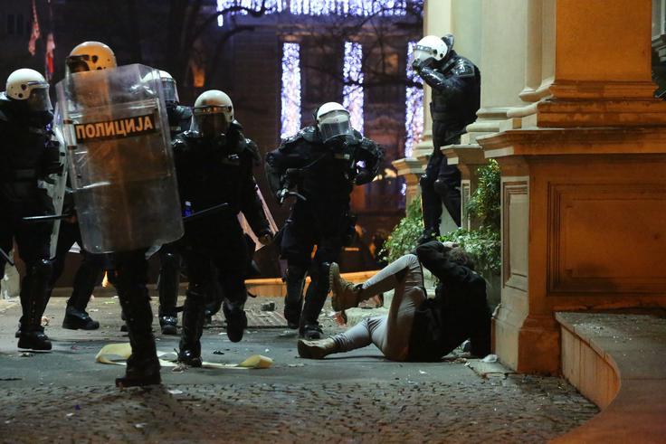 protesti, Beograd, 24.12.2023 | Foto: Reuters