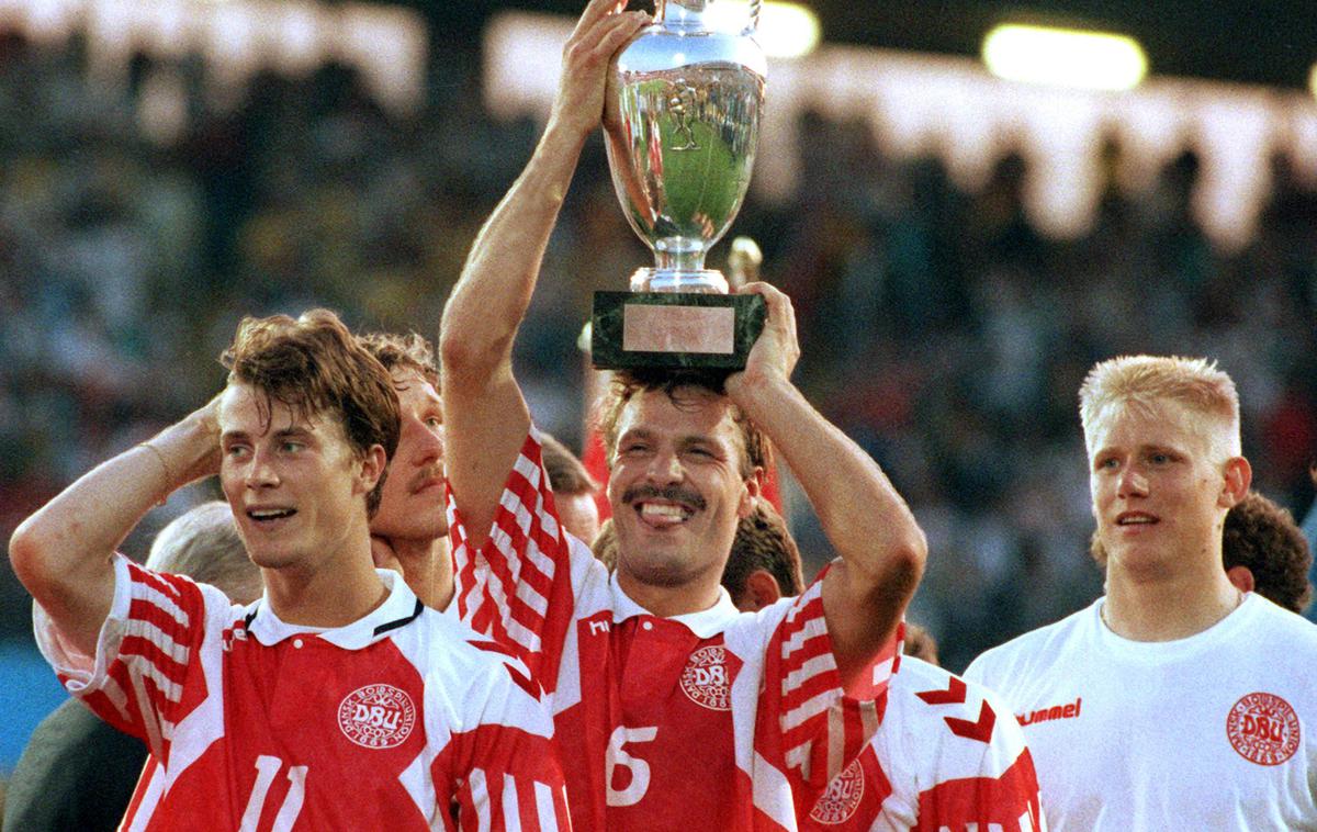 Euro 1992 Danska Nemčija Kim Vilfort | Danska se je na Euru 1992 veselila naslova evropskega prvaka. | Foto Guliverimage