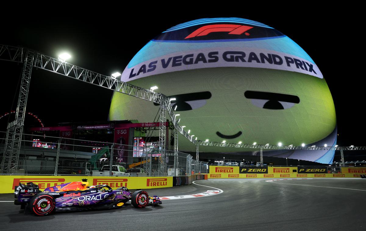 F1 Vegas Max Verstappen Red Bull | Max Verstappen je pred letom dni dobil dirko v Las Vegasu, ki se je po mnogih letih vrnila na koledar. | Foto Reuters