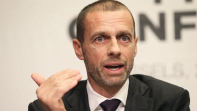 Čeferin kritičen do besed francoskega predsednika