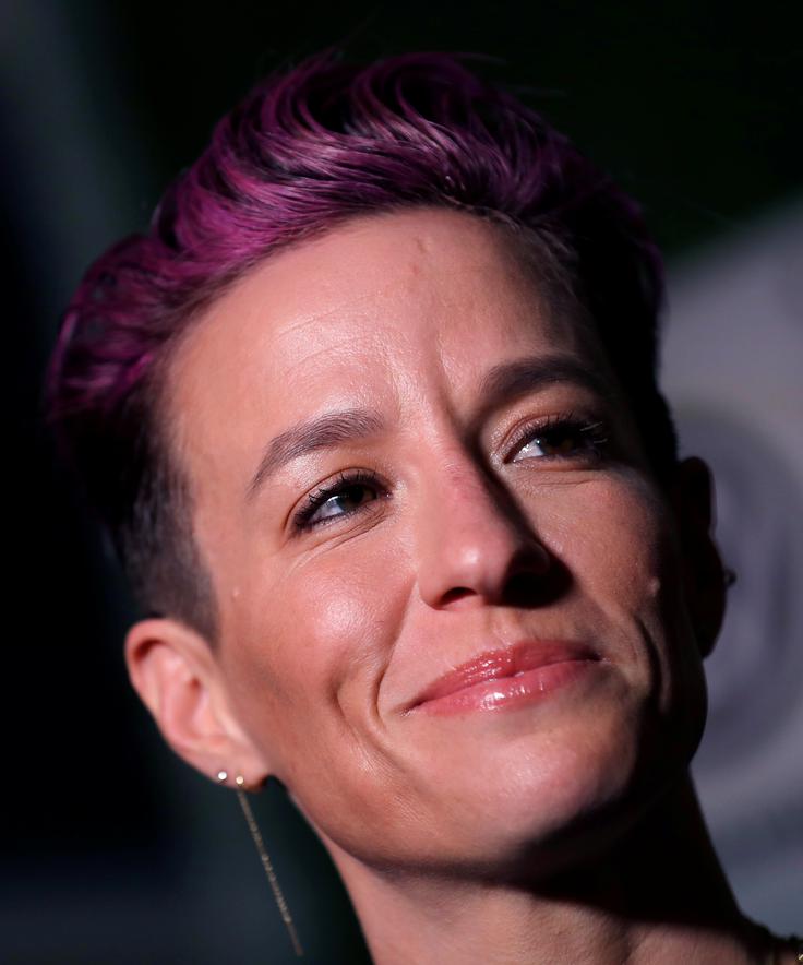 Dejanje Rubialesa je obsodila tudi ameriška nogometašica Megan Rapinoe. | Foto: Reuters
