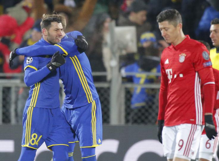 Zvezdniki Bayerna so Rusijo zapustili sklonjenih glav. | Foto: Reuters