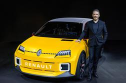 To je Francoz, ki je zrisal obujeno Renaultovo "petko"