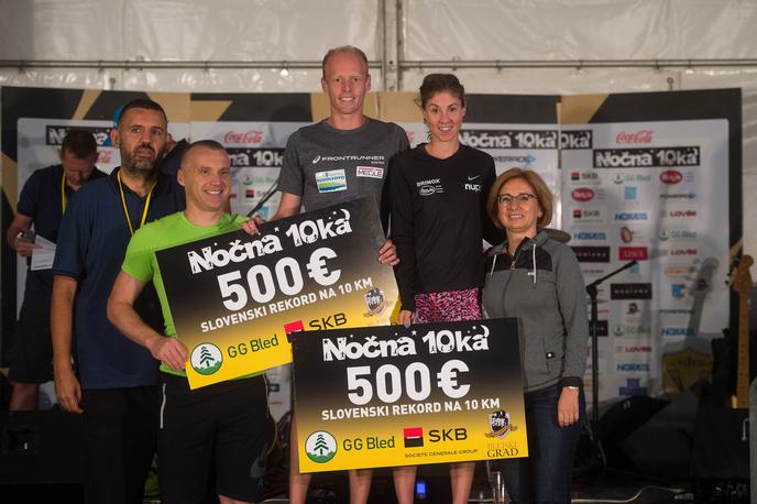 Nočna 10ka 2019 | Mitja Krevs in Neja Kršinar sta nova državna rekorderja v teku na 10 kilometrov.  | Foto Sportida