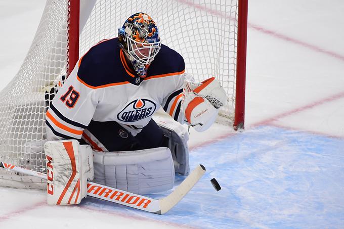 Vratar Edmontona Mikko Koskinen je zbral 30 obramb. | Foto: Reuters