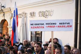 Protestni shod Novo mesto