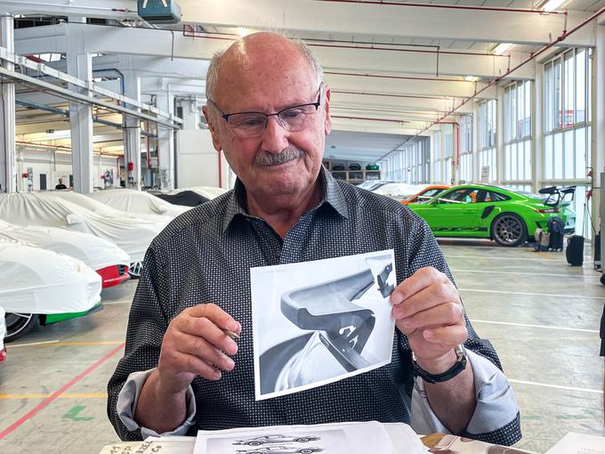 Danes 82-letni Burst velja za enega največjih inženirjev avtomobilske industrije in človek, ki je imel s svojimi inovacijami gromozanski vpliv na razvoj Porschejev in posledično tudi drugih avtov. | Foto: Gašper Pirman