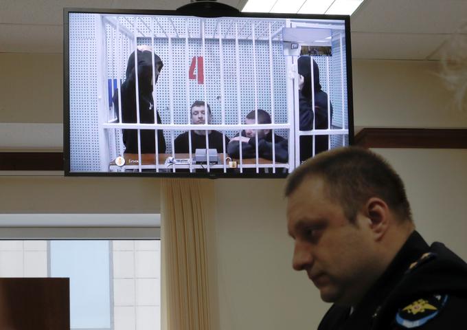 Moskovsko sodišče je znova zavrnilo pritožbo obtoženih v dveh ločenih oktobrskih incidentih. | Foto: Reuters