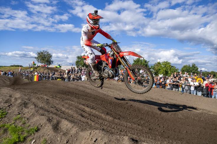 Tim Gajser je bil v drugi vožnji tretji, skupno pa je na VN Nizozemske osvojil četrto mesto. | Foto: Honda Racing/ShotbyBavo
