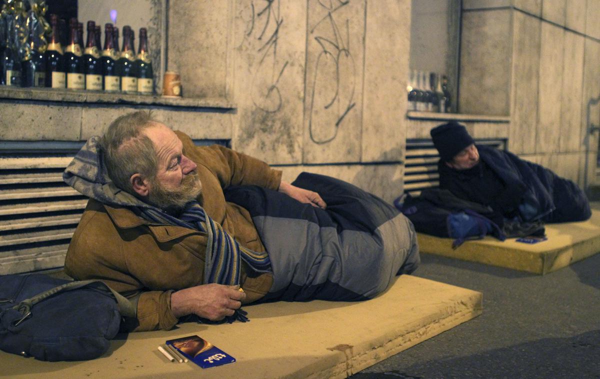 Madžarska brezdomci | Madžarski brezdomci se bojijo, da so postali nova Orbanova tarča. | Foto Reuters
