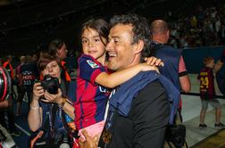 Srce parajoči prizori po finalu: Luis Enrique se je poklonil pokojni hčerki