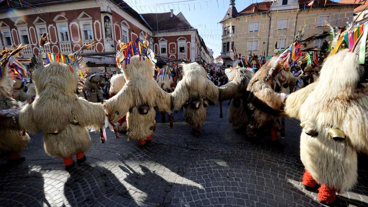 kurentovanje, kurenti | Foto: Matic Prevc/STA