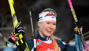 Suvi Minkkinen do premierne zmage, slab strelski dan Slovenk