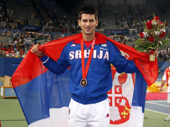 Novak Đoković je leta 2008 v Pekingu osvojil bron. | Foto: Guliverimage
