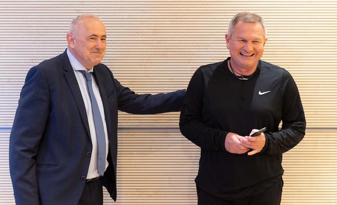 Predsednik NZS Radenko Mijatović je potrdil, da bo Matjaž Kek vodil Slovenijo vsaj do konca kvalifikacij za Euro 2024. | Foto: Vid Ponikvar/Sportida