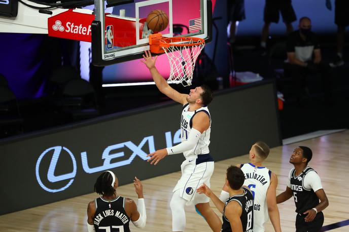 Luka Dončić | Luka Dončić tudi po vrnitvi lige NBA navdušuje z vrhunskimi predstavami. | Foto Getty Images