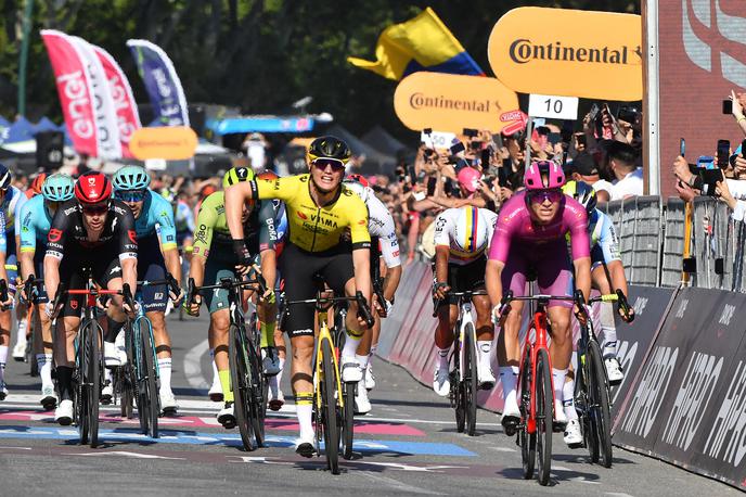 Giro 9. etapa | Veliki zmagovalec 9. etape je postal Nizozemec Olav Kooij (Visma | Lease a Bike) | Foto Reuters
