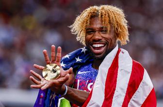 Jefferson-Wooden in Lyles zmagovalca na 200 m na SP v Tokiu