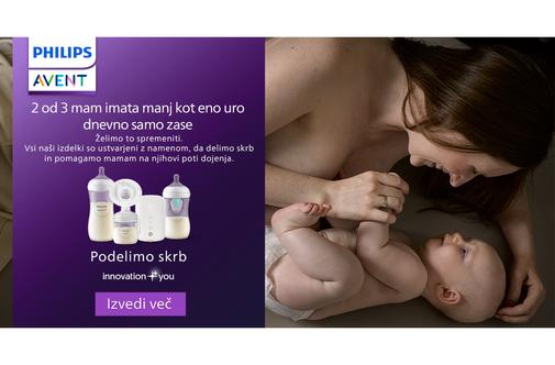Philips Avent poziva skupnost, da bolj podpira mamice in pomaga zmanjšati pritisk, s katerim se soočajo, s svojo novo pobudo Share the Care