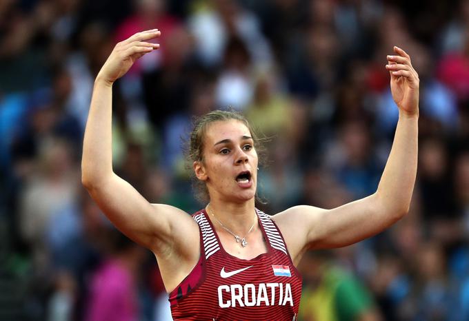 Veliko več težav je imela Sara Kolak. Olimpijska prvakinja ni dosegla norme, a je po rezultatu še vedno ujela finale. | Foto: Getty Images