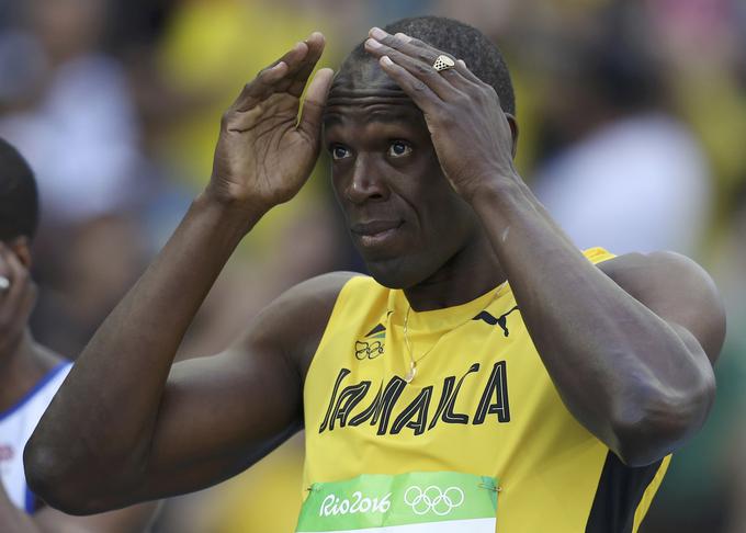 Bolt se je v predteku zabaval. | Foto: Reuters