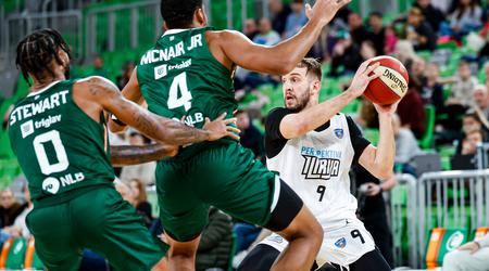 Olimpija v mestnem derbiju boljša od Ilirije, Krka ujela zmagoviti ritem