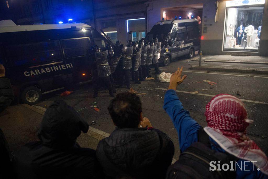 protesti, Gaza, podpora, aktivisti, policija, Palestina