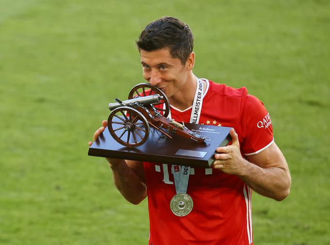 Poljak Robert Lewandowski je kralj strelcev v Nemčiji. | Foto: Reuters